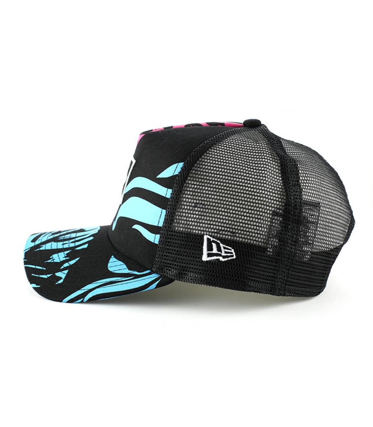 New Era Cappellino rete floreale nero New Era Cappellino rete floreale nero